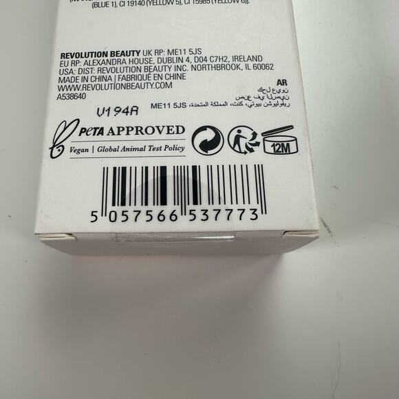 Makeup Revolution NIB Water Activated Double Up Red Yellow Eyeliner .23 oz 6.8g - Picture 5 of 6